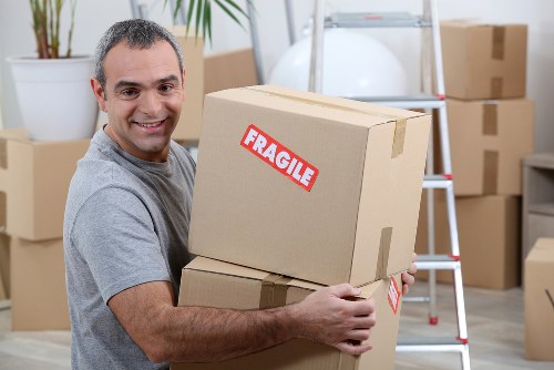 Packing boxes for a move