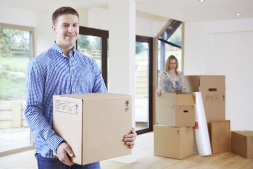 Movers transporting belongings with care in Purfleet