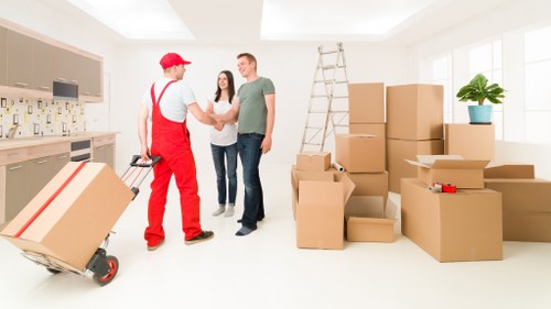 Efficient office removal process with Man with Van in London